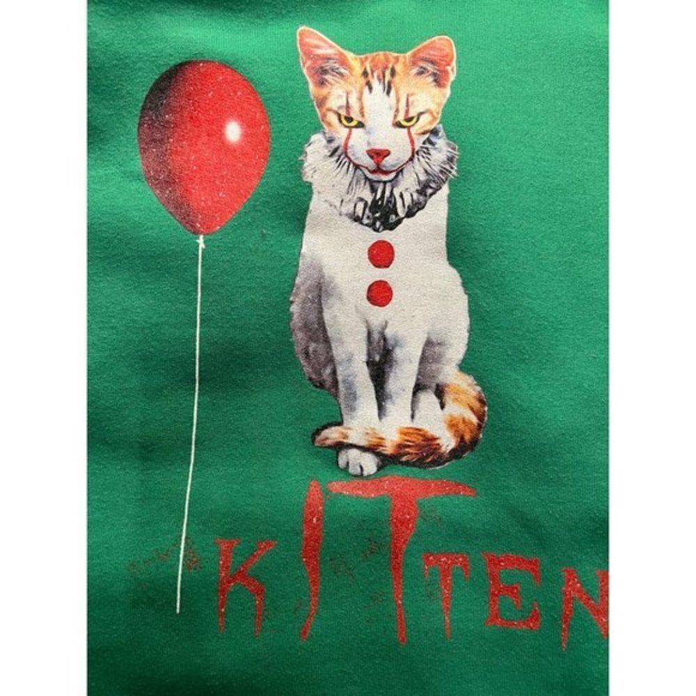 St Patrick’s Day Green Cat Clown kITty hoodie St Patrick’s Day Green